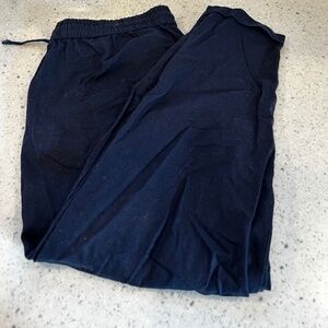 J.Crew Navy Linen Ankle Pants Size 14